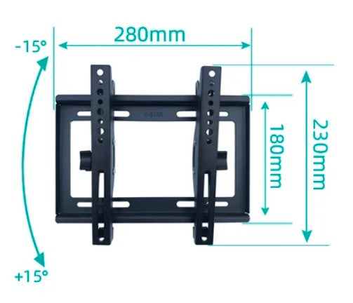 CTG 113B TV Wall Mount TV Bracket Tilt Angle 14-42 Inch Screen