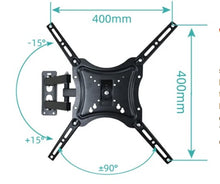 Load image into Gallery viewer, CTG 117B-2 Swivel Tv Wall Mount 14&quot;-55&quot;Cold Rolled Steel TILT UPTO 15 ~ +15 Degree