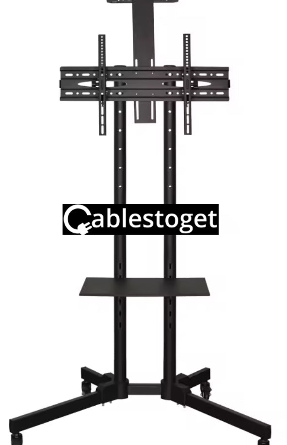 CTG-1500 Mobile/Rolling TV Cart with Wheels for 32-70 Inch