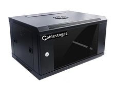 Load image into Gallery viewer, CTG 6U Wall Mount Network Cabinet with 1 Fan 600*450mm With Glass Door.