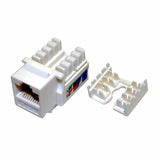 Cat6 110 Type White Keystone Jack