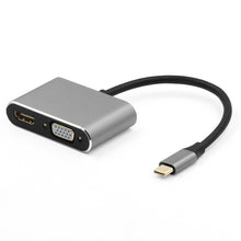 Load image into Gallery viewer, USB-C 4 in 1 HDMI, VGA USB 3.0 &amp; PD Converter / Adapter