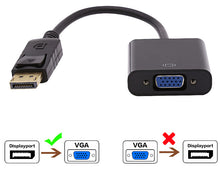 Load image into Gallery viewer, CTG Display Port Male to VGA 1080P Female Converter Adapter