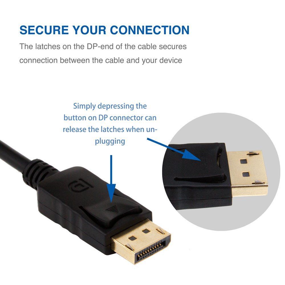 CTG Display Port Male to VGA 1080P Female Converter Adapter