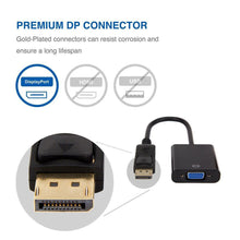 Load image into Gallery viewer, CTG Display Port Male to VGA 1080P Female Converter Adapter