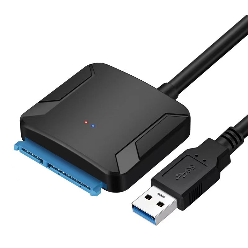 USB 3.0 to SATA Adapter Cable Converter with 12V 2A Power Adapter