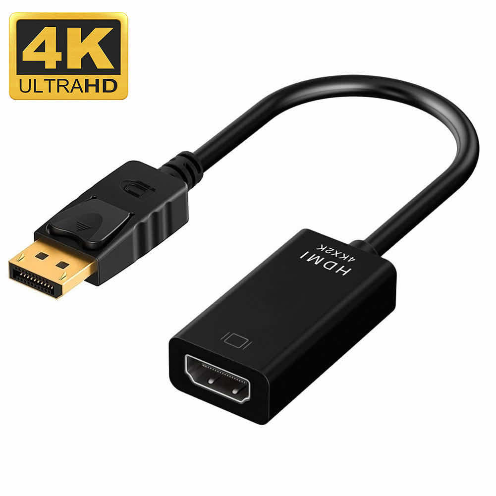 4K DP Displayport to HDMI Female Adapter Cab