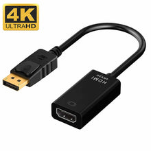 Load image into Gallery viewer, 4K DP Displayport to HDMI Female Adapter Cab