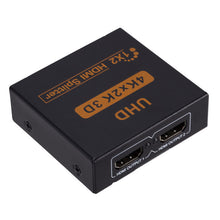 Load image into Gallery viewer, 2 Port HDMI Splitter HUB Full HD 4K 1080P 30Hz