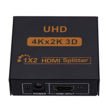 Load image into Gallery viewer, 2 Port HDMI Splitter HUB Full HD 4K 1080P 30Hz