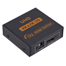 Load image into Gallery viewer, 2 Port HDMI Splitter HUB Full HD 4K 1080P 30Hz