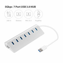 Load image into Gallery viewer, 7 Ports USB 3.0 Hub - Triangle Aluminum Alloy