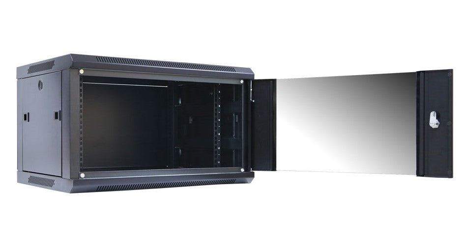 CTG 9U Wall Mount Network Cabinet with 1 Fan 600*450mm With Glass Door.