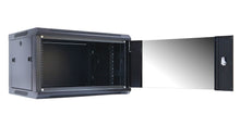 Load image into Gallery viewer, CTG 9U Wall Mount Network Cabinet with 1 Fan 600*450mm With Glass Door.