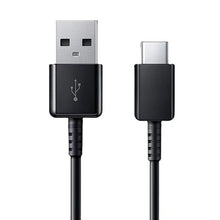 Load image into Gallery viewer, Black Sync &amp; Charge Type C to USB A Cable